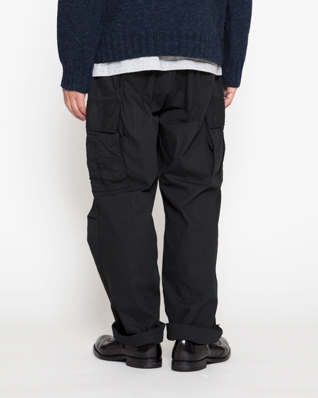 FP006E - A-1 CLOTHING × FATIGUE SLACKS "JUNGLE EASY SLACKS" / GI Poplin - Black