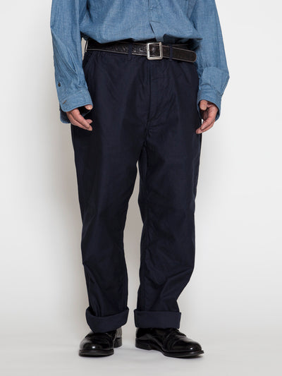 FP010 - FATIGUE SLACKS "DESERT SLACKS" / M-51 Backsatin - Navy