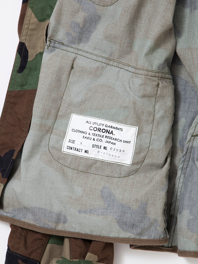 CJ039・Kerry's Parka 20 / NYCO Woodland Camouflage Pattern Twill from U.S