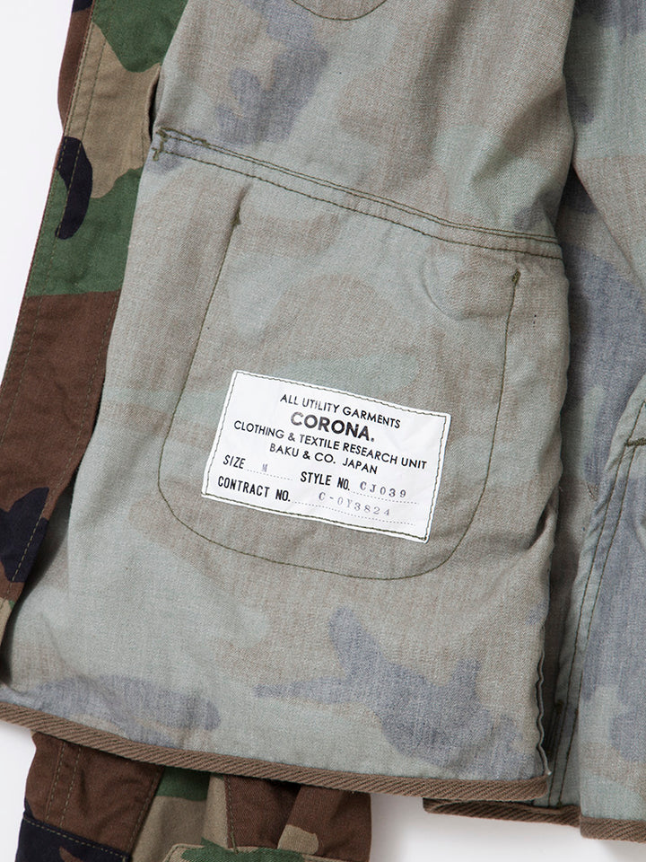 CJ039・Kerry's Parka 20 / NYCO Woodland Camouflage Pattern Twill from U.S