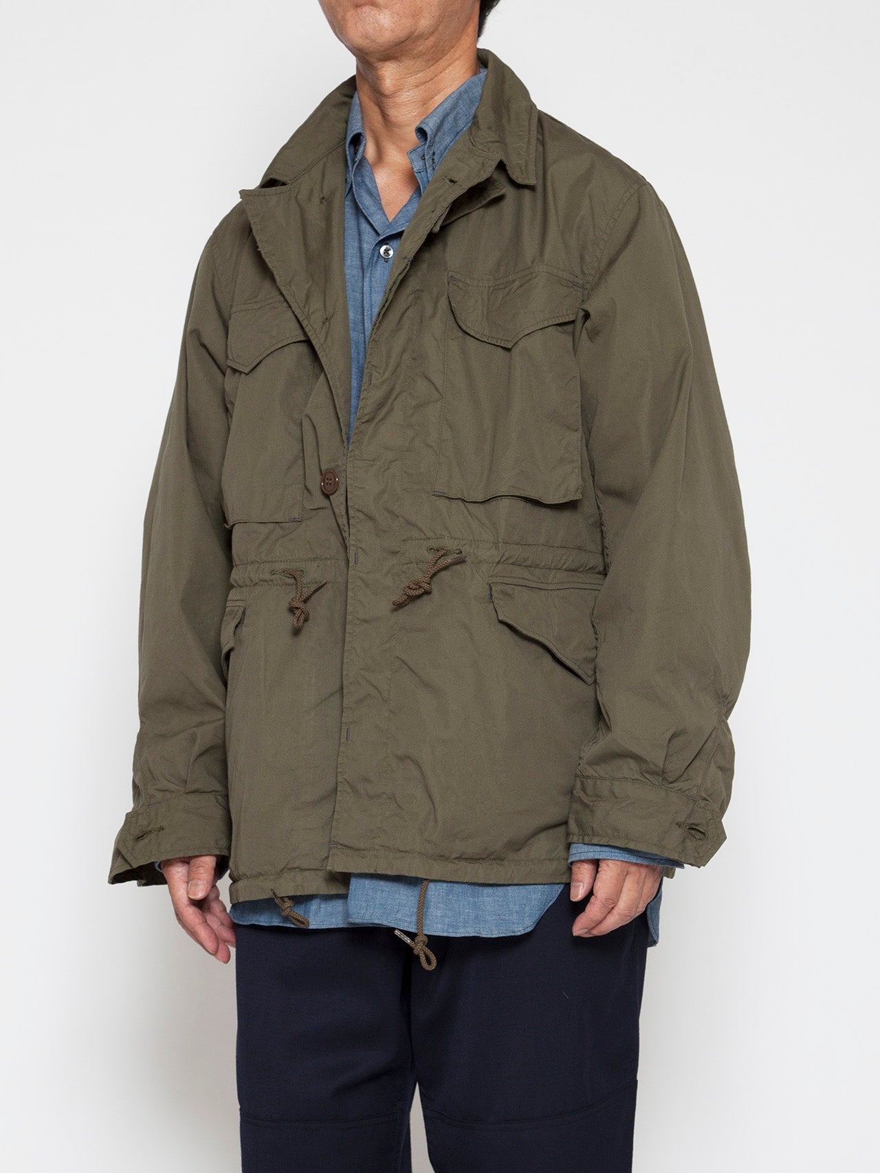 CJ007 - CORONA・M-43 Field Jacket / USMC M-51 NYCO Blocks - OD