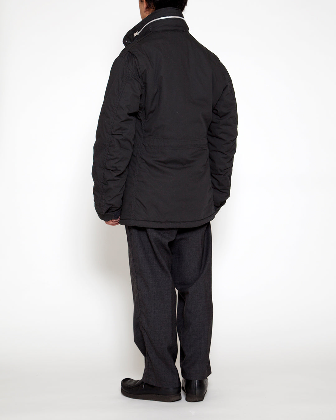 CJ112 - A-1 CLOTHING × THE CORONA UTILITY・M-65 Field Jacket / GI-Poplin × POLARTEC ALPHA - Black