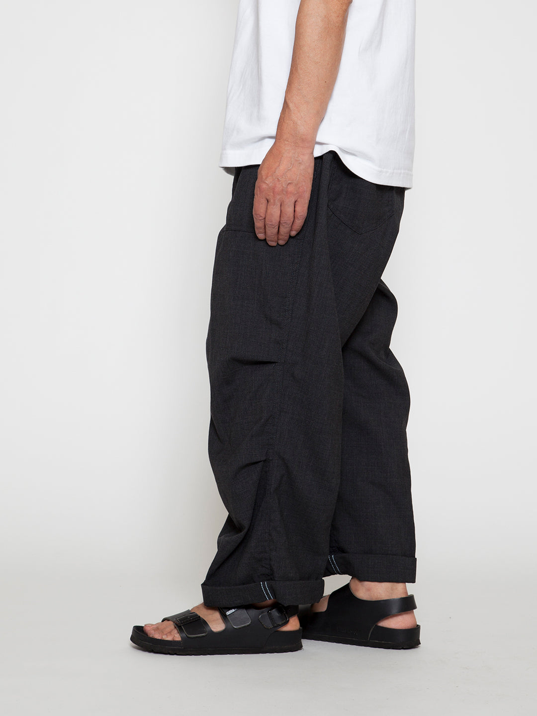 FP005E・"AGGRESSOR EASY SLACKS" / Wool Tropical Cloth - Charcoal
