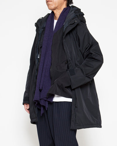 CJ008 - CORONA・G-1 Parka Coat / Ester Gabardine - Black