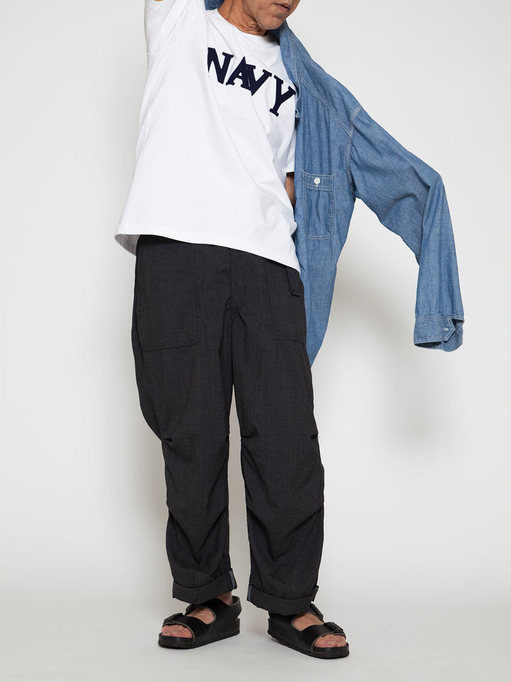 FP005E・"AGGRESSOR EASY SLACKS" / Wool Tropical Cloth - Charcoal