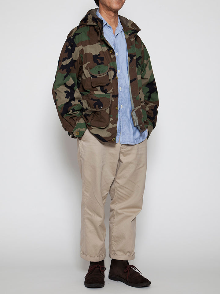 CJ039・Kerry's Parka 20 / NYCO Woodland Camouflage Pattern Twill from U.S