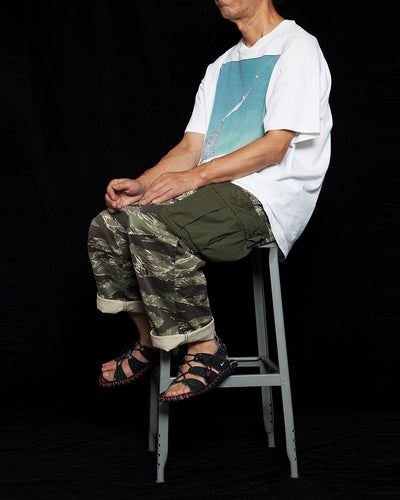 FATIGUE SLACKS - BOONIE SLACKS / Tiger Stripe w/Special Bio Wash