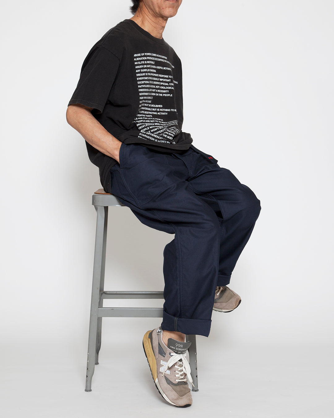 FP001・UTILITY SLACKS / Navy