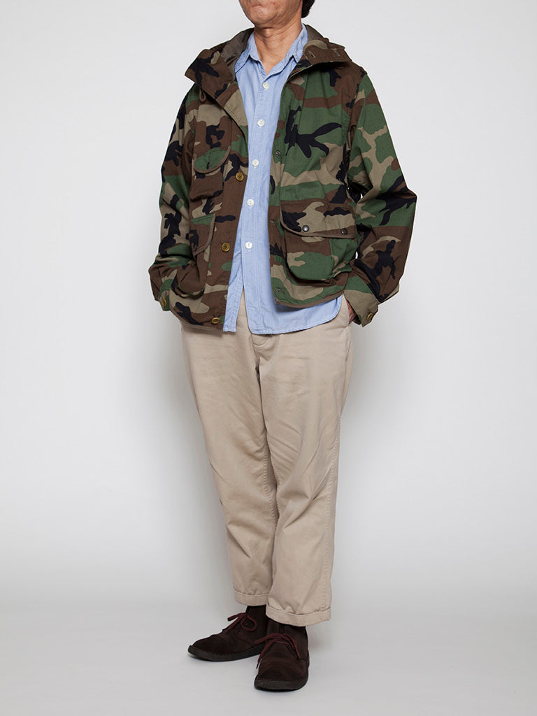 CJ039・Kerry's Parka 20 / NYCO Woodland Camouflage Pattern Twill from U.S