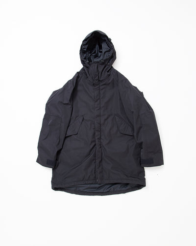 CJ008 - CORONA・G-1 Parka Coat / Ester Gabardine - Black