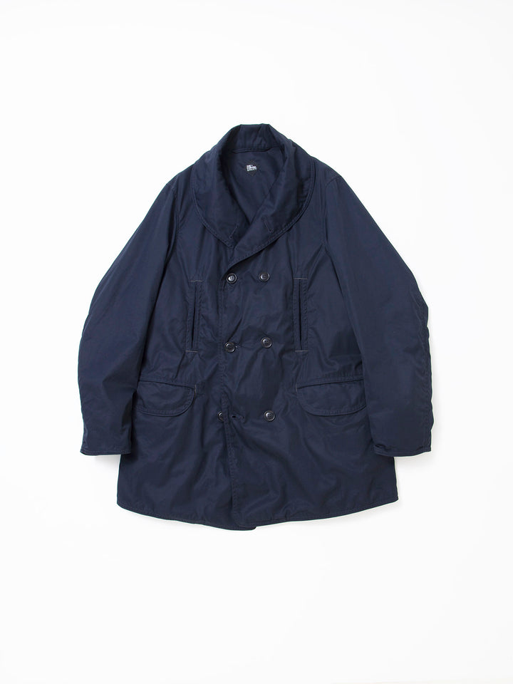 CJ009・Utility Mackinaw Coat / High Density Cotton Gabardine - Midnight Navy