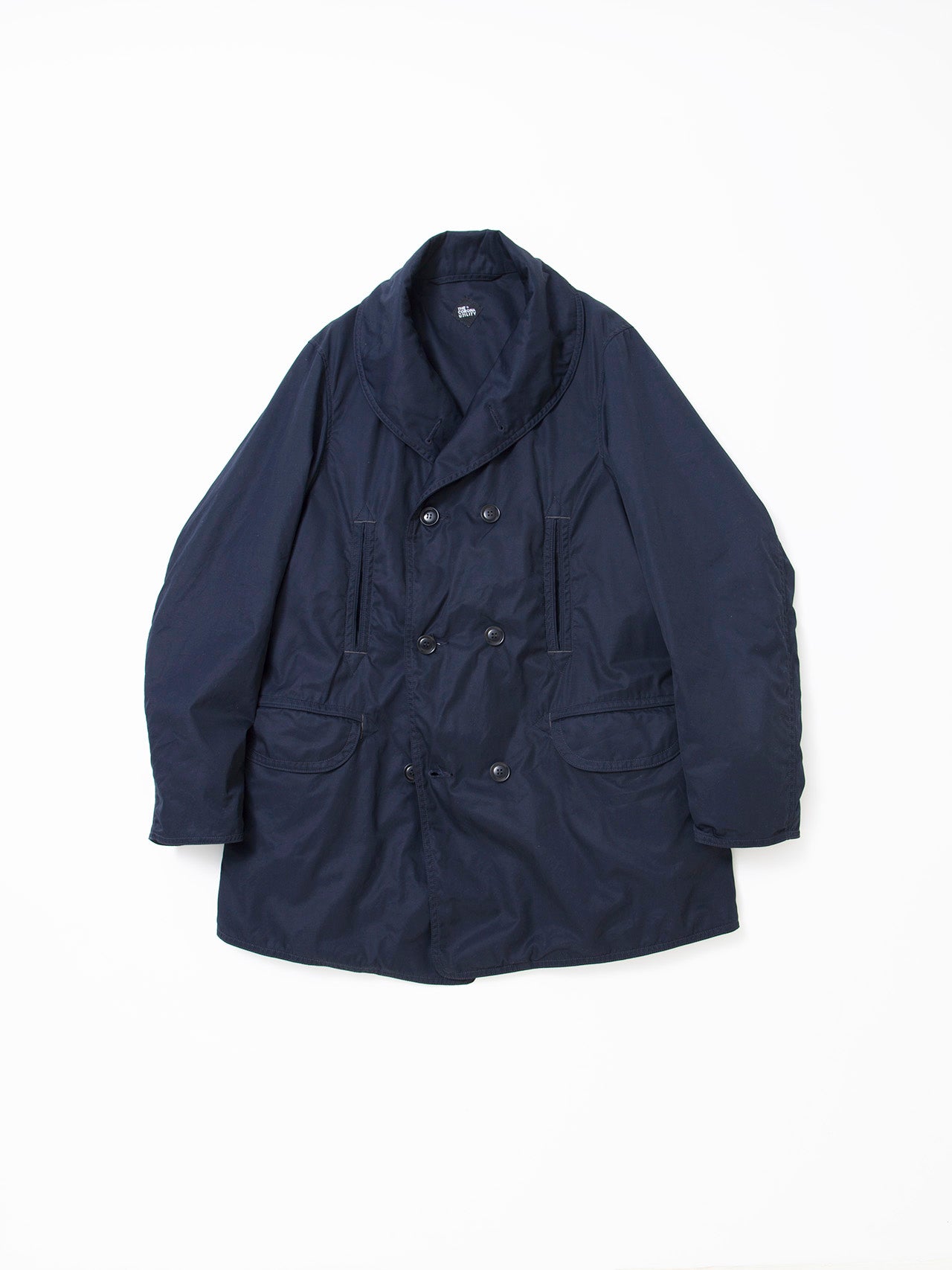 CJ009 - CORONA・Utility Mackinaw Coat / High Density Cotton Gabardine - Midnight Navy