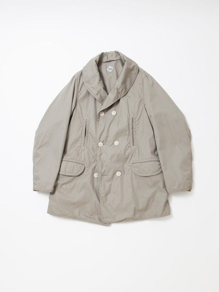 CJ009・Utility Mackinaw Coat / High Density Cotton Gabardine - Sand Beige