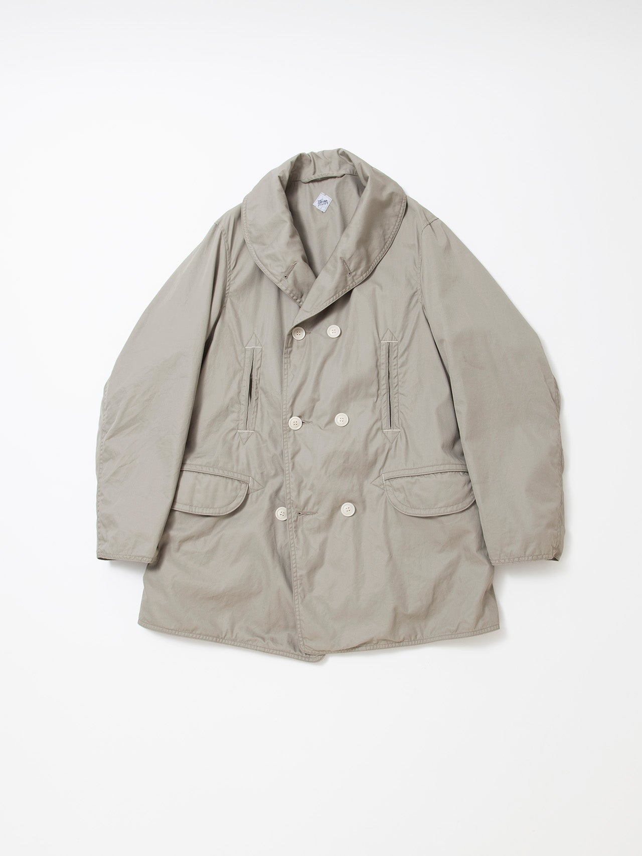 CJ009 - CORONA・Utility Mackinaw Coat / High Density Cotton Gabardine - Sand Beige