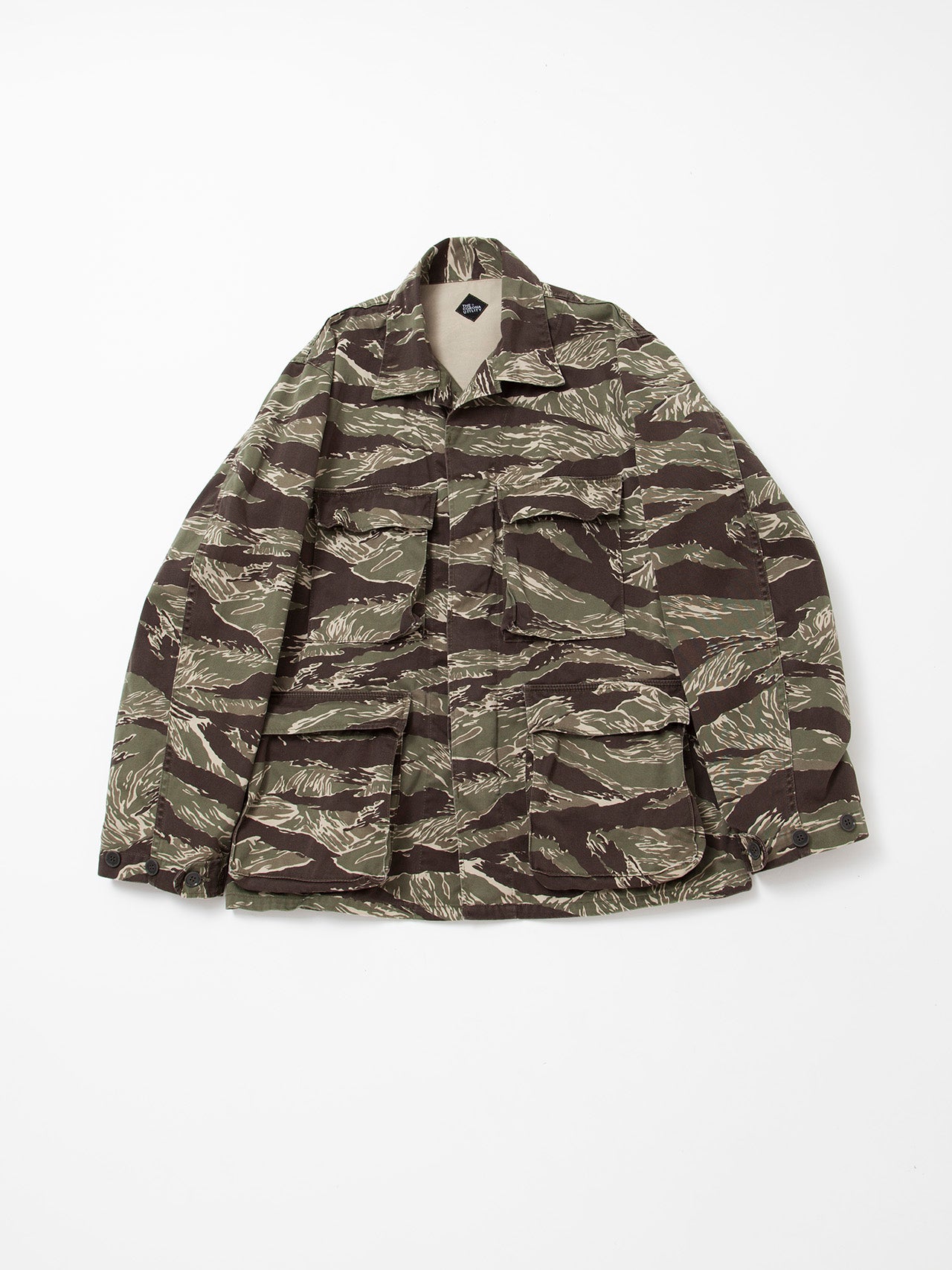 THE CORONA UTILITY・B.D.U Jacket / Tiger Stripe・Combat Fatigue Pattern Twill w/Special Bio Wash