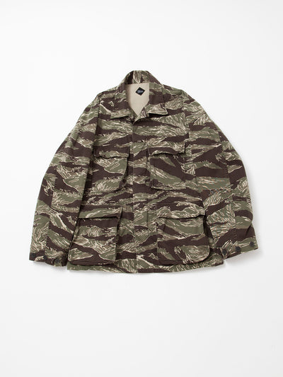 THE CORONA UTILITY・B.D.U Jacket / Tiger Stripe・Combat Fatigue Pattern Twill w/Special Bio Wash