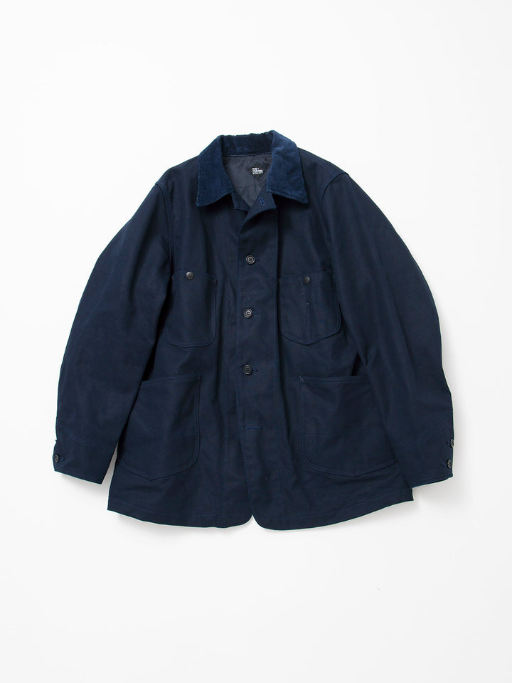 THE CORONA UTILITY - CJ043・Myrtle Work Coat / TAKEYARI Craft Canvas - Navy