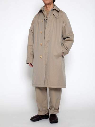 CJ046 - CORONA・Up Duster Coat RB21 / High Density Chambray Gabardine - Beige