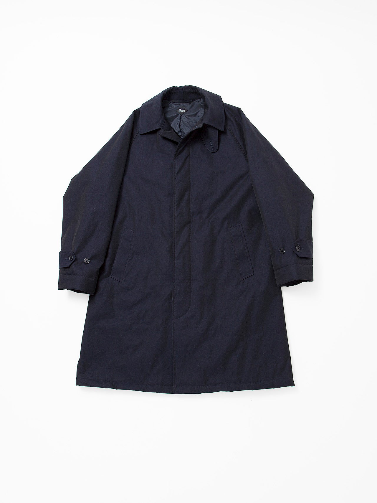 CJ046 - CORONA・Up Duster Coat RB21 / High Density Chambray Gabardine - Midnight Navy