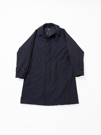 CJ046 - CORONA・Up Duster Coat RB21 / High Density Chambray Gabardine - Midnight Navy