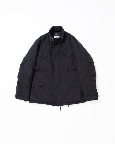CJ112 - A-1 CLOTHING × THE CORONA UTILITY・M-65 Field Jacket / GI-Poplin × POLARTEC ALPHA - Black
