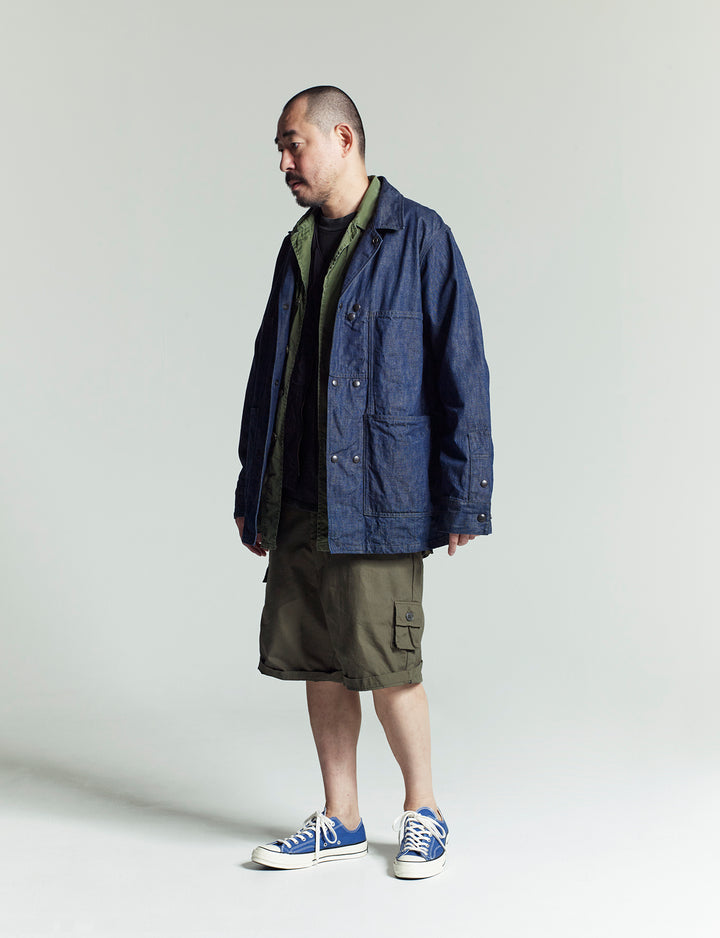 A-1 CLOTHING × THE CORONA UTILITY - CJ123A-1・Cross Town Jacket / Indigo Denim