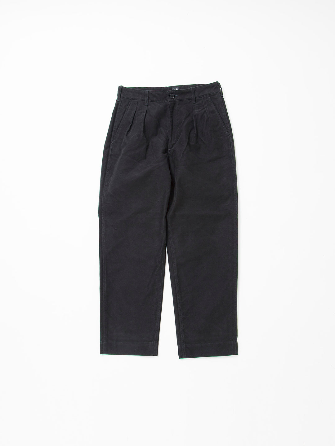 CP026・2T Desert Slacks / Cotton Moleskin - Black