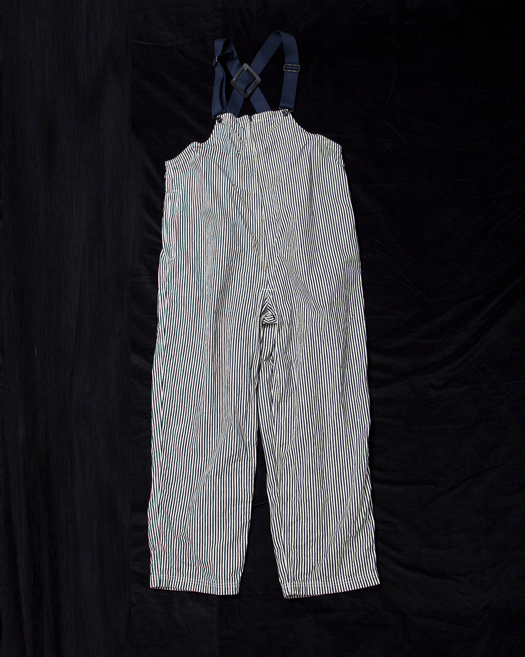 CP037・NAVY OVER PANTS / Hickory Stripe