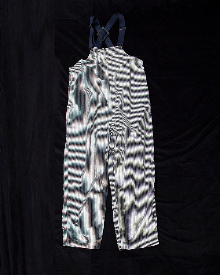 CP037・NAVY OVER PANTS / Hickory Stripe