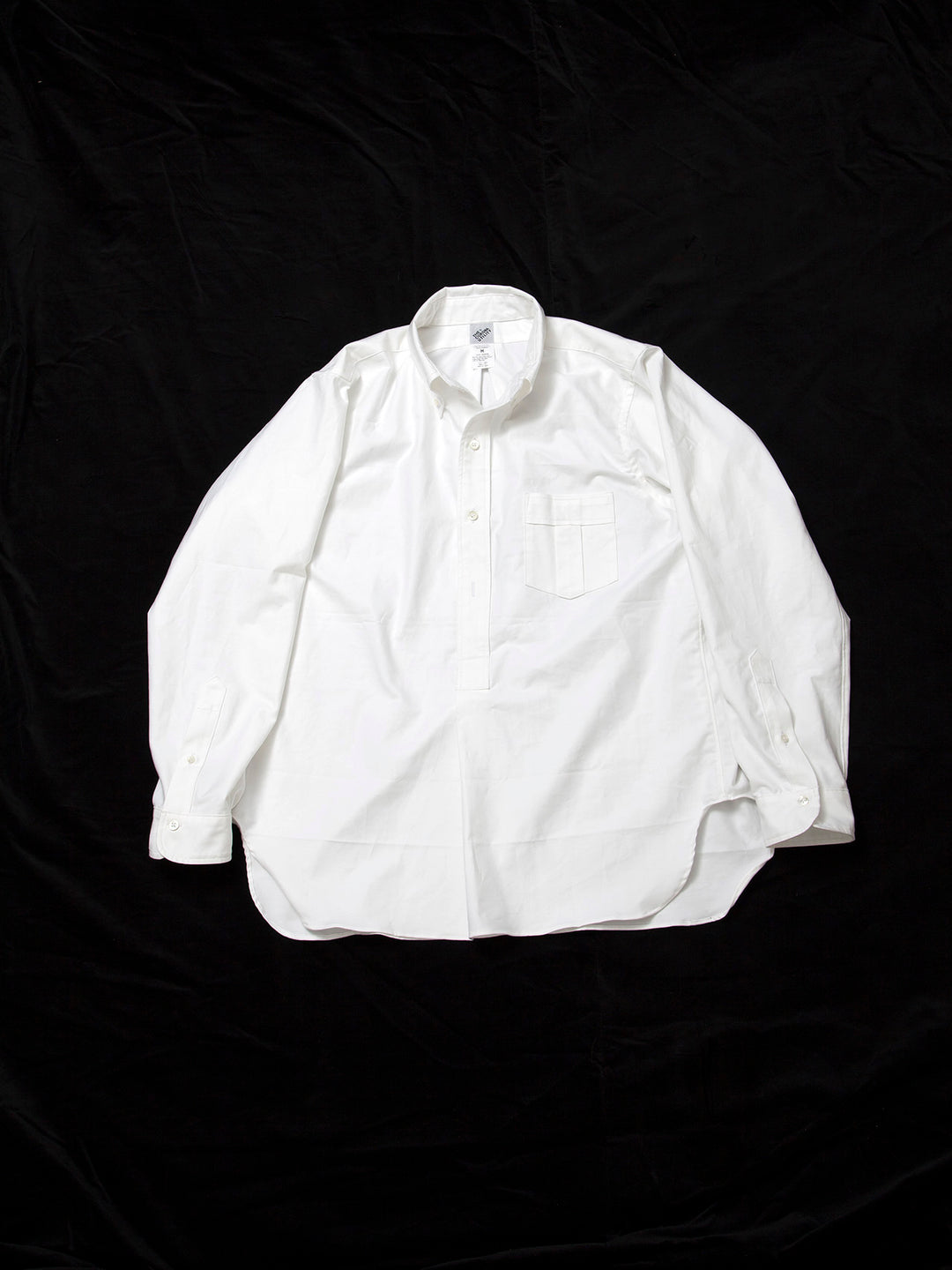 THE CORONA UTILITY - CS005・White Collar Work Shirt / American Sea Island Cotton - White