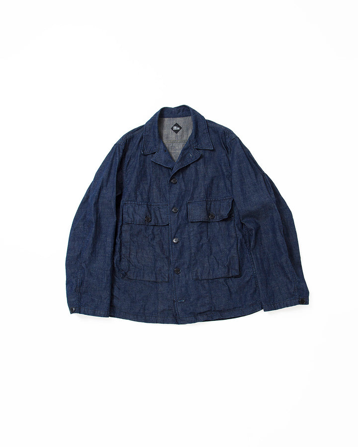CS022・Navy Utility Jac Shirt / Indigo Denim