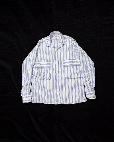 THE CORONA UTILITY・Hunter Hiker Jac Shirt / White × Blue