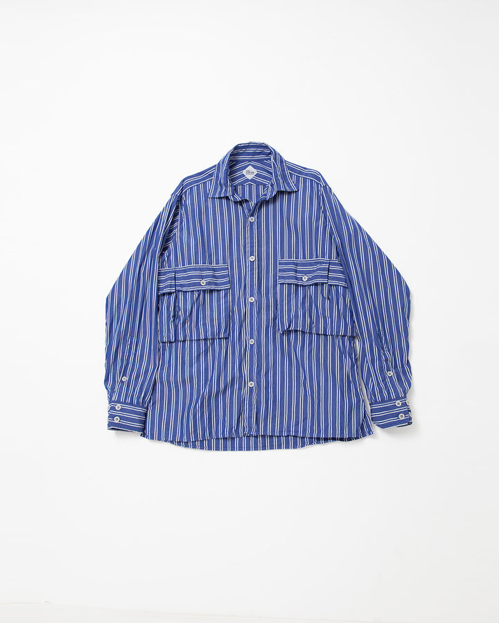 CS081・Hunter Hiker Jac Shirt / Blue × White