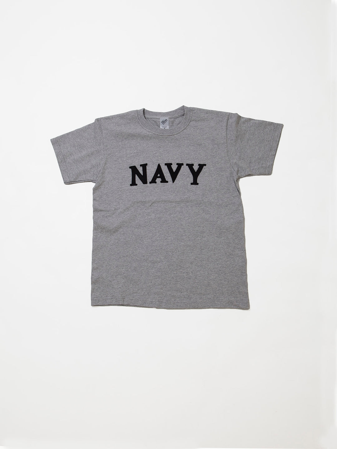 THE CORONA UTILITY - CT004・NAVY Felt Tee / Heather Grey