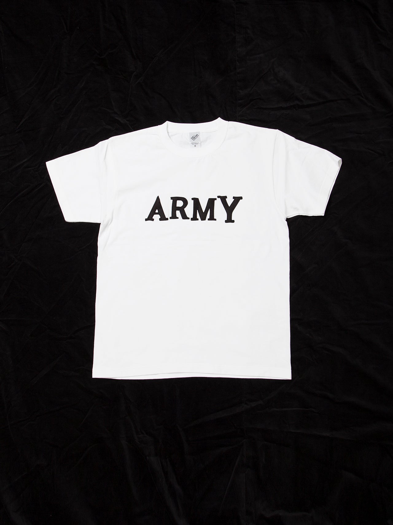 CT005 - CORONA・ARMY Felt Tee / White
