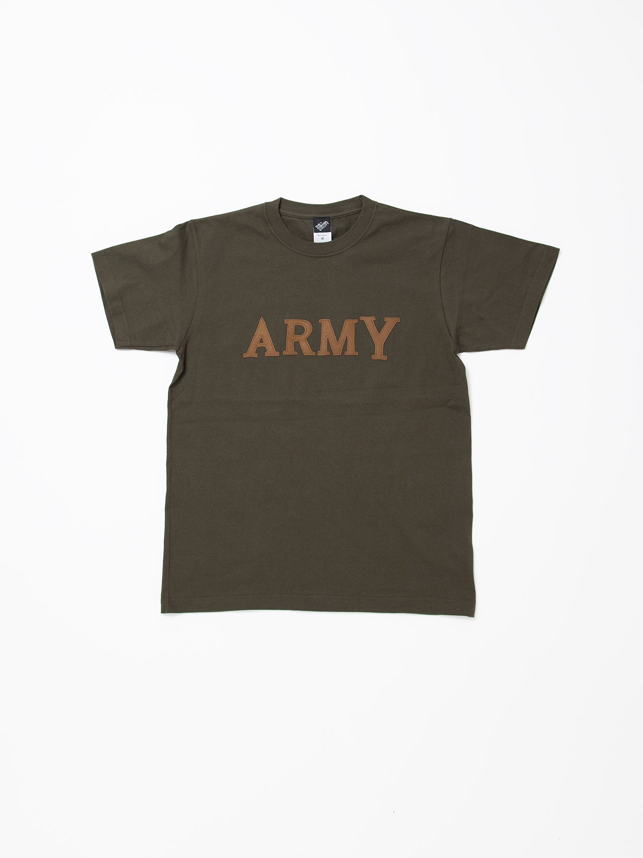 CT005 - CORONA・ARMY Felt Tee / Olive Green