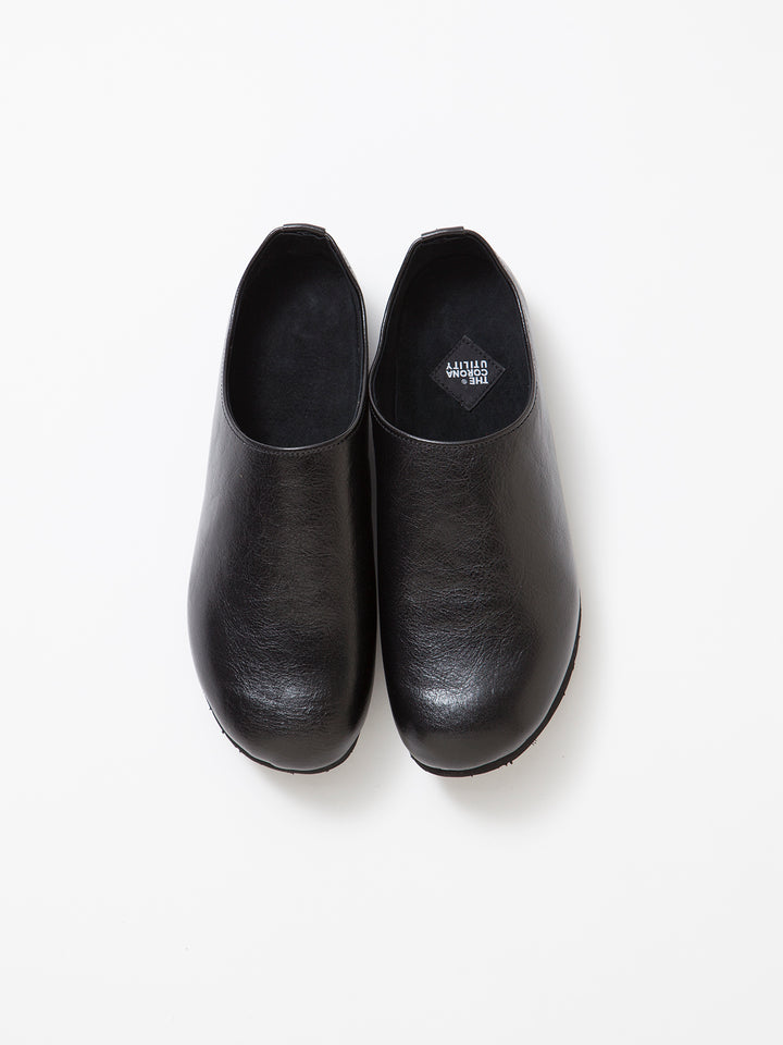 NAKAMURA SHOES × THE CORONA UTILITY - CZ010・Easy Slip-On / Kip Leather - Black