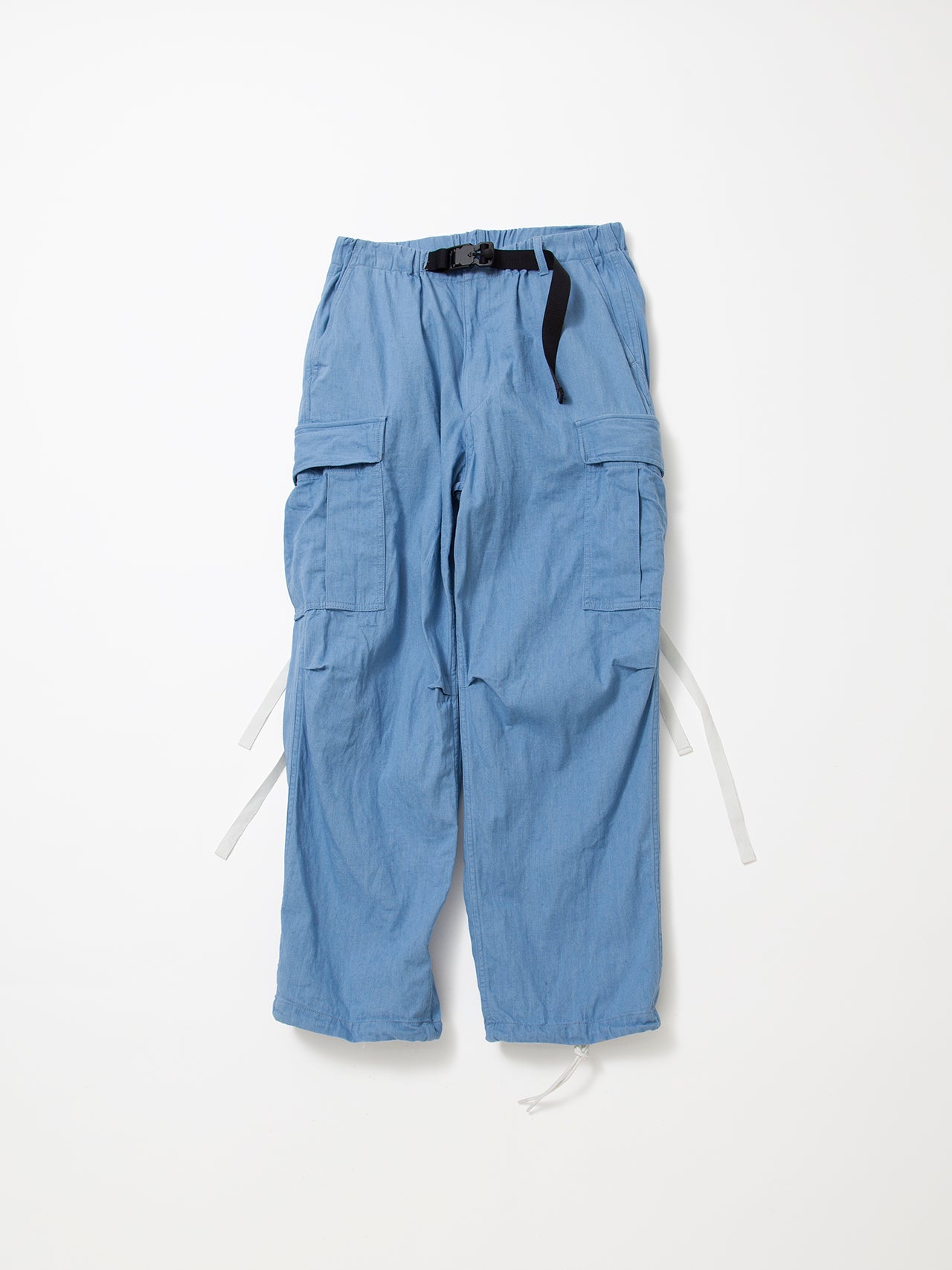 FP006E - FATIGUE SLACKS "JUNGLE EASY SLACKS" / Bleached Denim