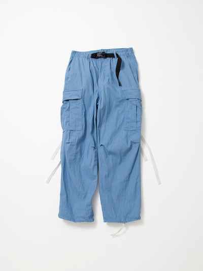 FP006E - FATIGUE SLACKS "JUNGLE EASY SLACKS" / Bleached Denim