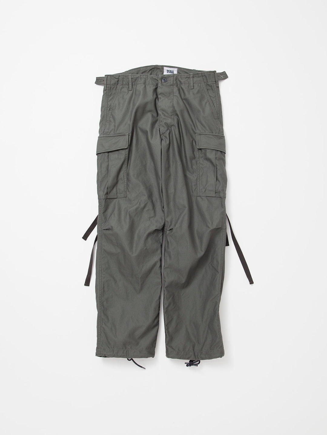 FATIGUE SLACKS - FP006・"JUNGLE SLACKS" / M-51 Military Back satin - Sage green