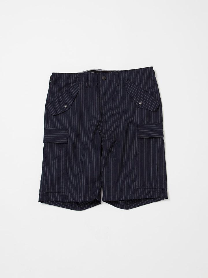 FP009・"M-51 SHORT SLACKS" / TR Oxford - Navy Stripe