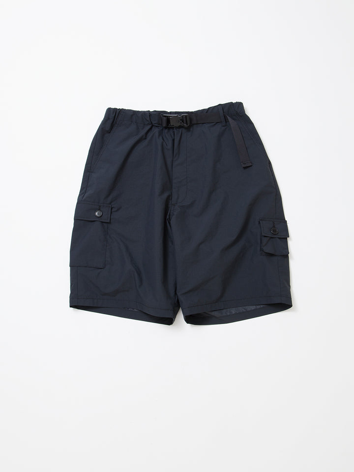 FP014E・"TIGER EASY SHORT SLACKS" / Polyester Ripstop - Black