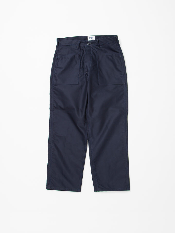 FP016・"SEAMANS SLACKS" / Giza Cotton Moleskin - Navy