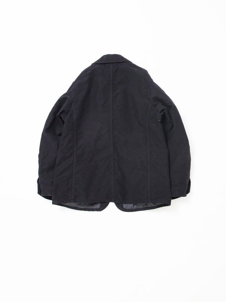 CJ002・Utility Work Coat / Cotton Moleskin / Black