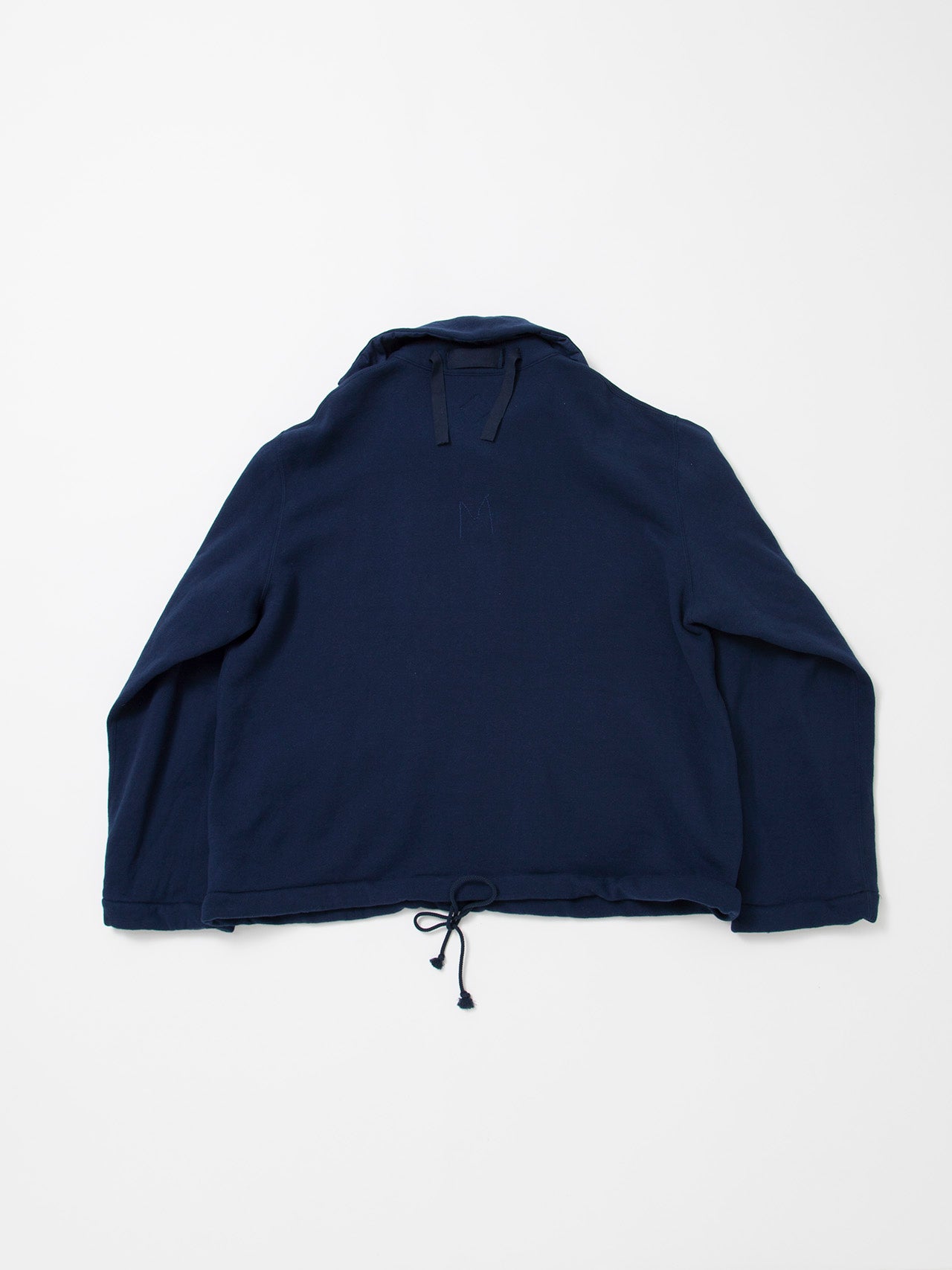 CJ003 - CORONA・Utility Navy Pullover Jacket / Cotton Fleece - Navy