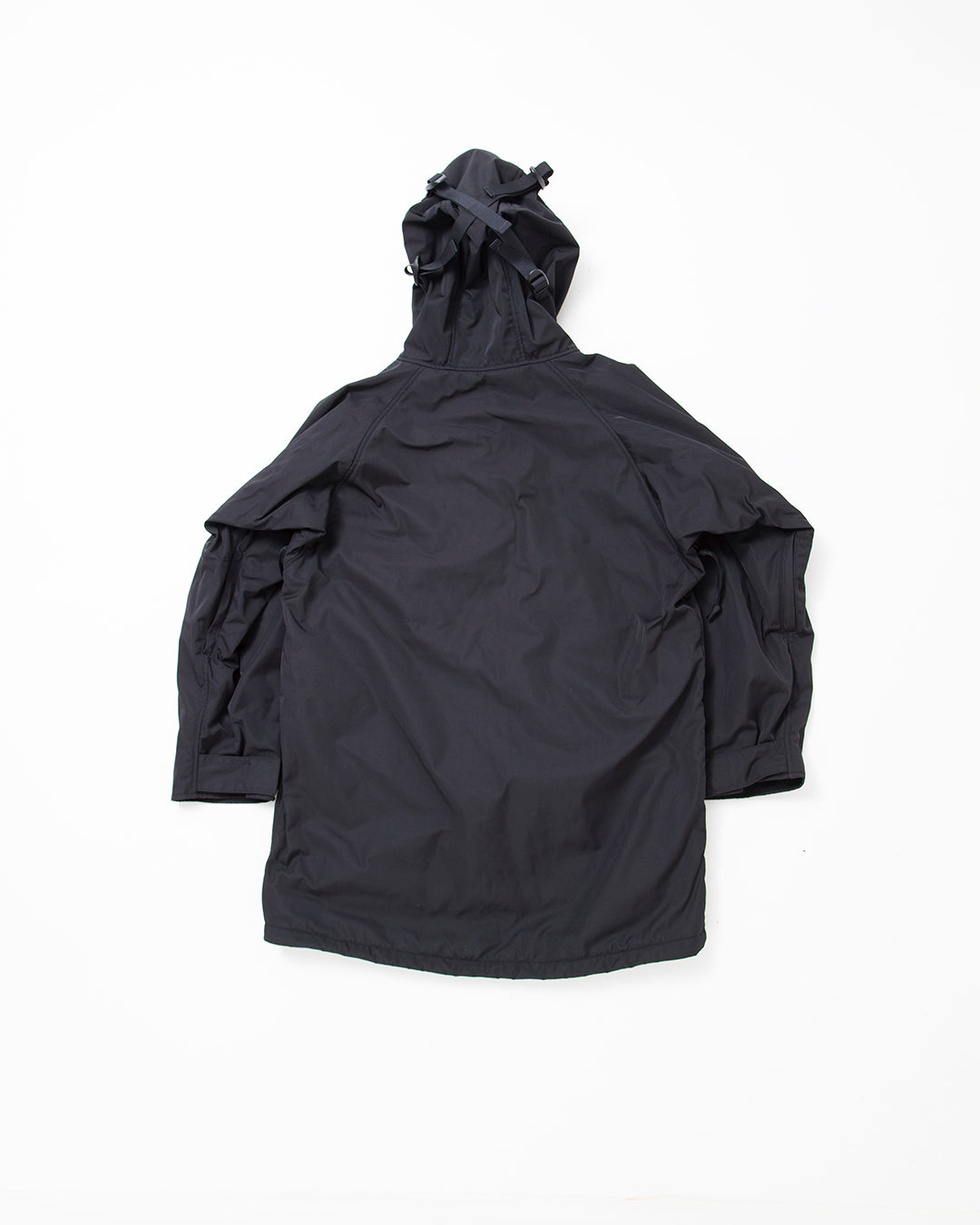 CJ008 - CORONA・G-1 Parka Coat / Ester Gabardine - Black