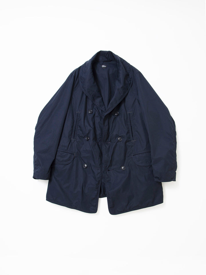 CJ009・Utility Mackinaw Coat / High Density Cotton Gabardine - Midnight Navy