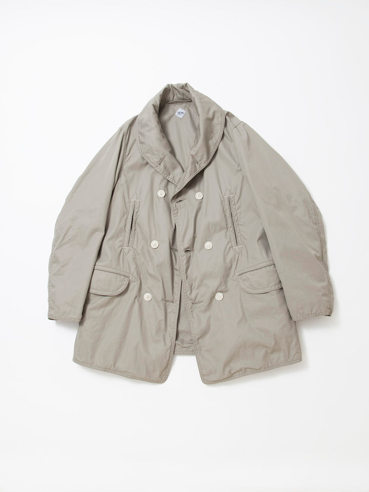 CJ009・Utility Mackinaw Coat / High Density Cotton Gabardine - Sand Beige