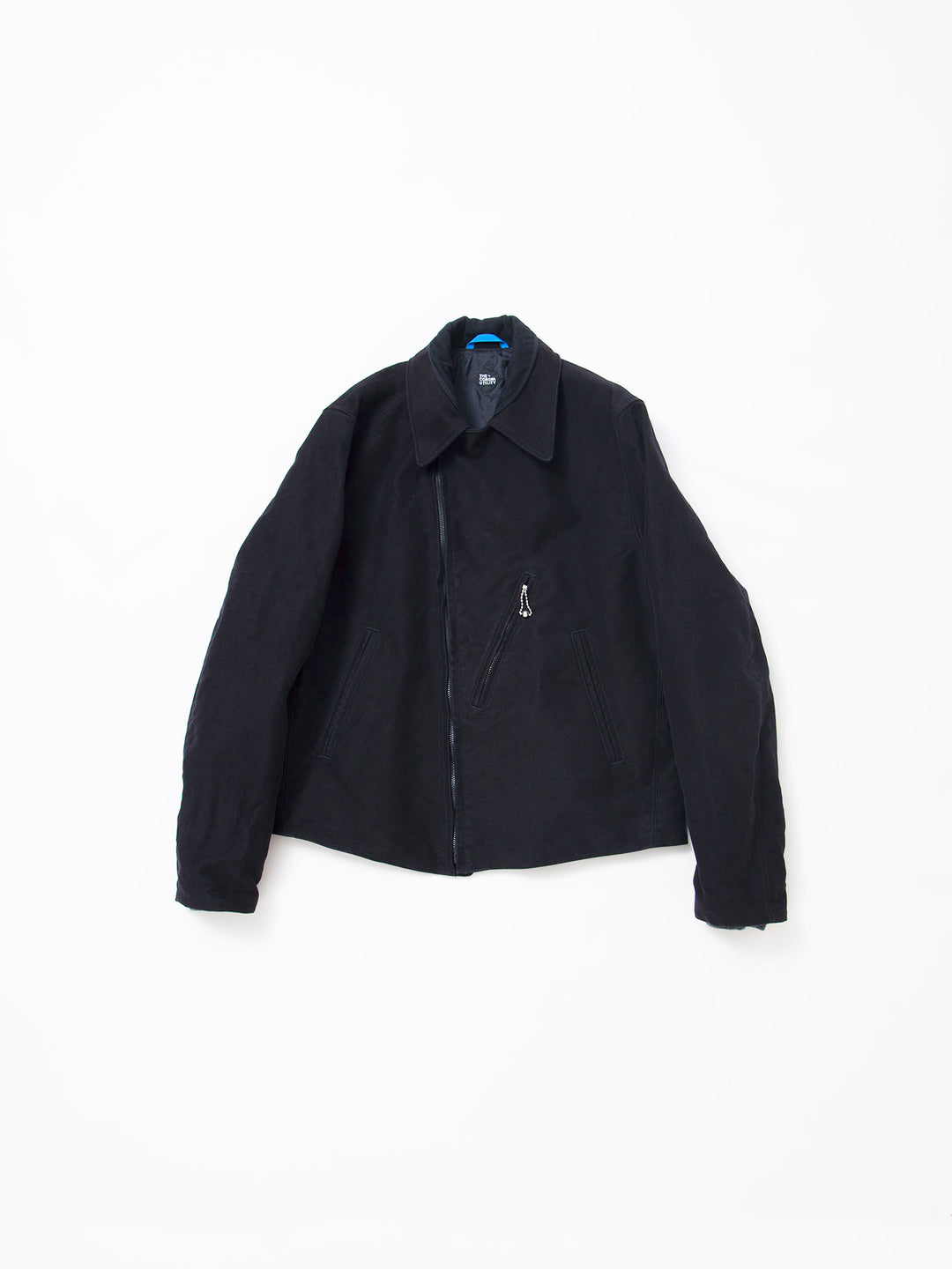 CJ014・Utility WB Zipup Jacket / Cotton Moleskin - Black