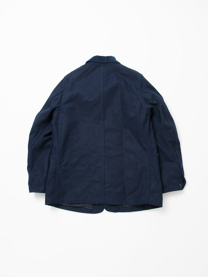 THE CORONA UTILITY - CJ043・Myrtle Work Coat / TAKEYARI Craft Canvas - Navy
